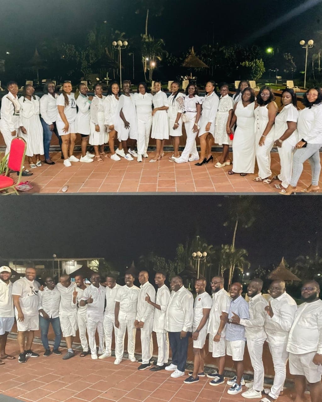 All White Beach Party